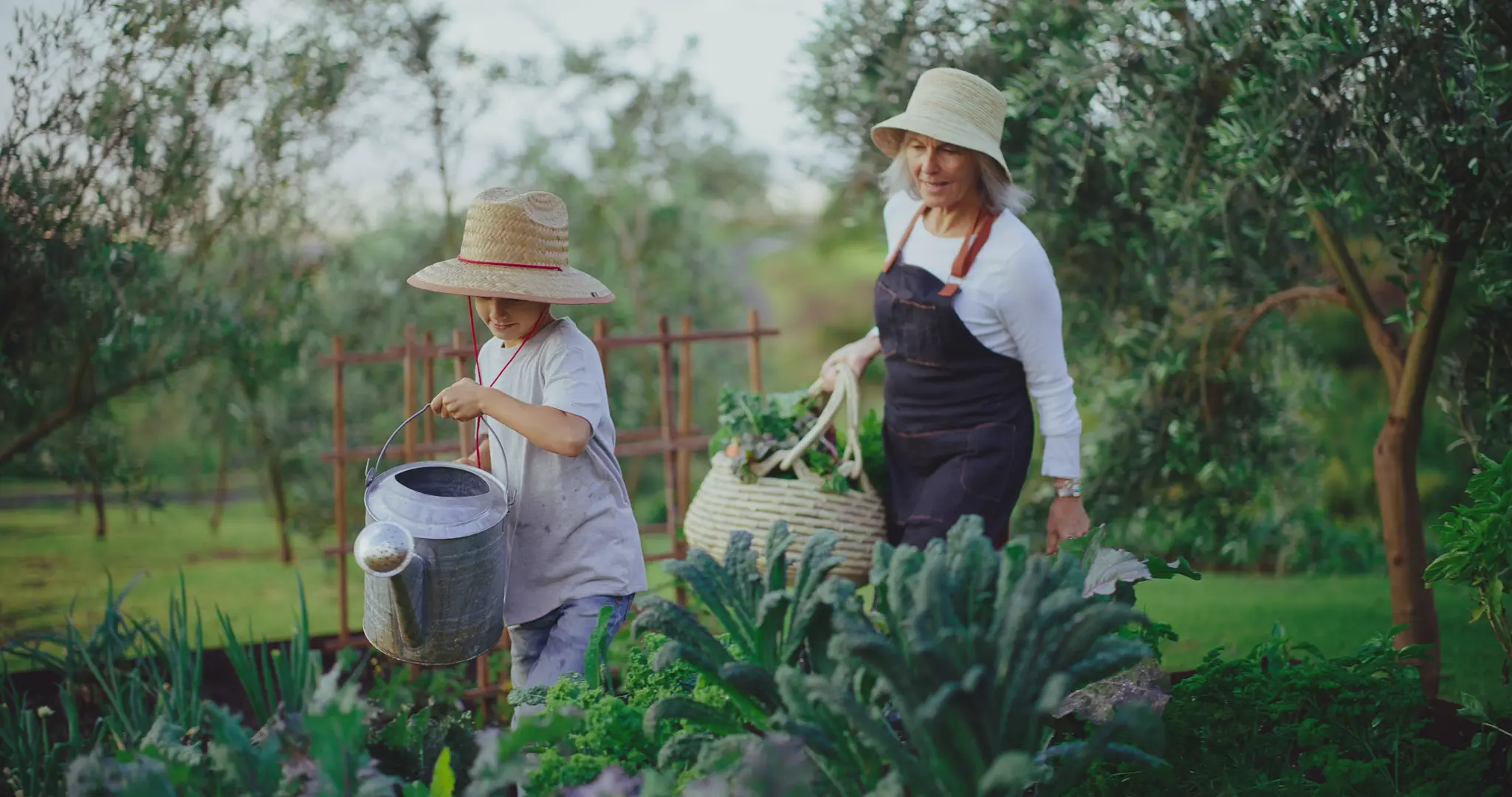 Family Gardening Together